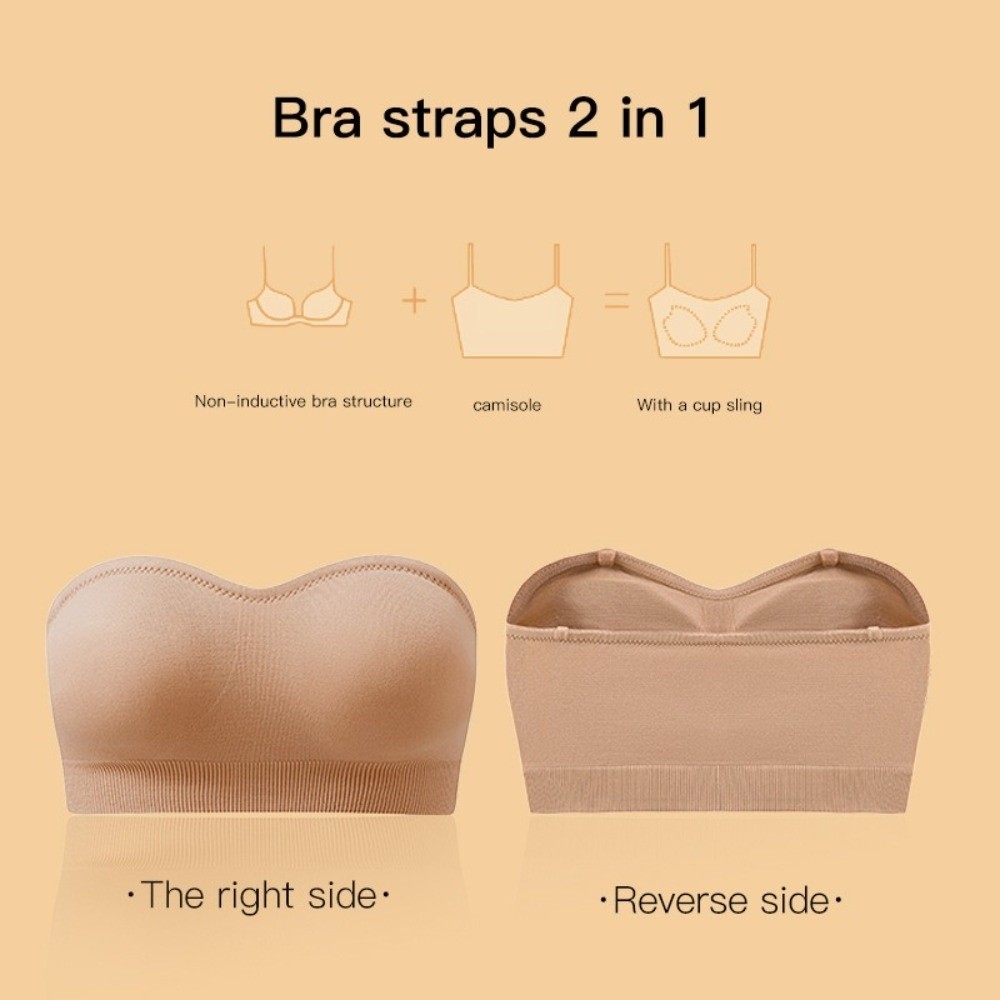 Soft with Padding Strapless Ba - Push Up Bra Silicone review and price